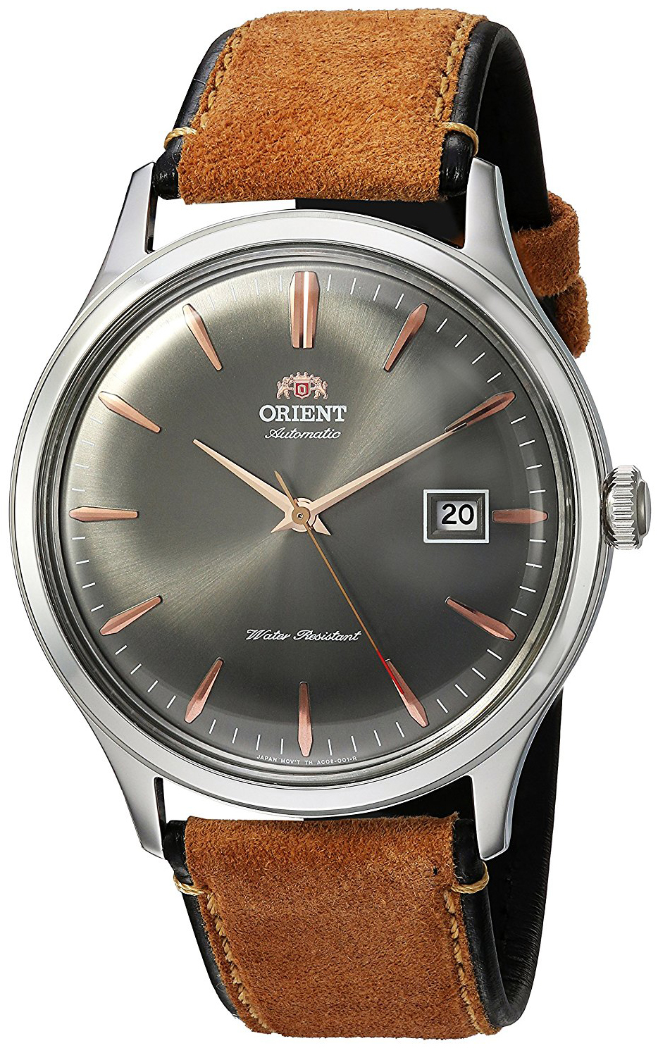 Orient Miesten kello FAC08003A0 Classic Harmaa/Nahka Ø41 mm