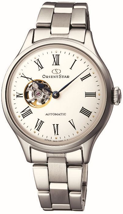 Orient Star Naisten kello RE-ND0002S00B Valkoinen/Teräs Ø30 mm