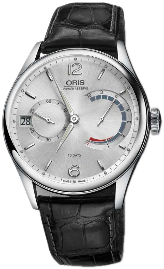 Oris Culture Miesten kello 01 111 7700 4061-Set 1 23 72FC Hopea/Nahka