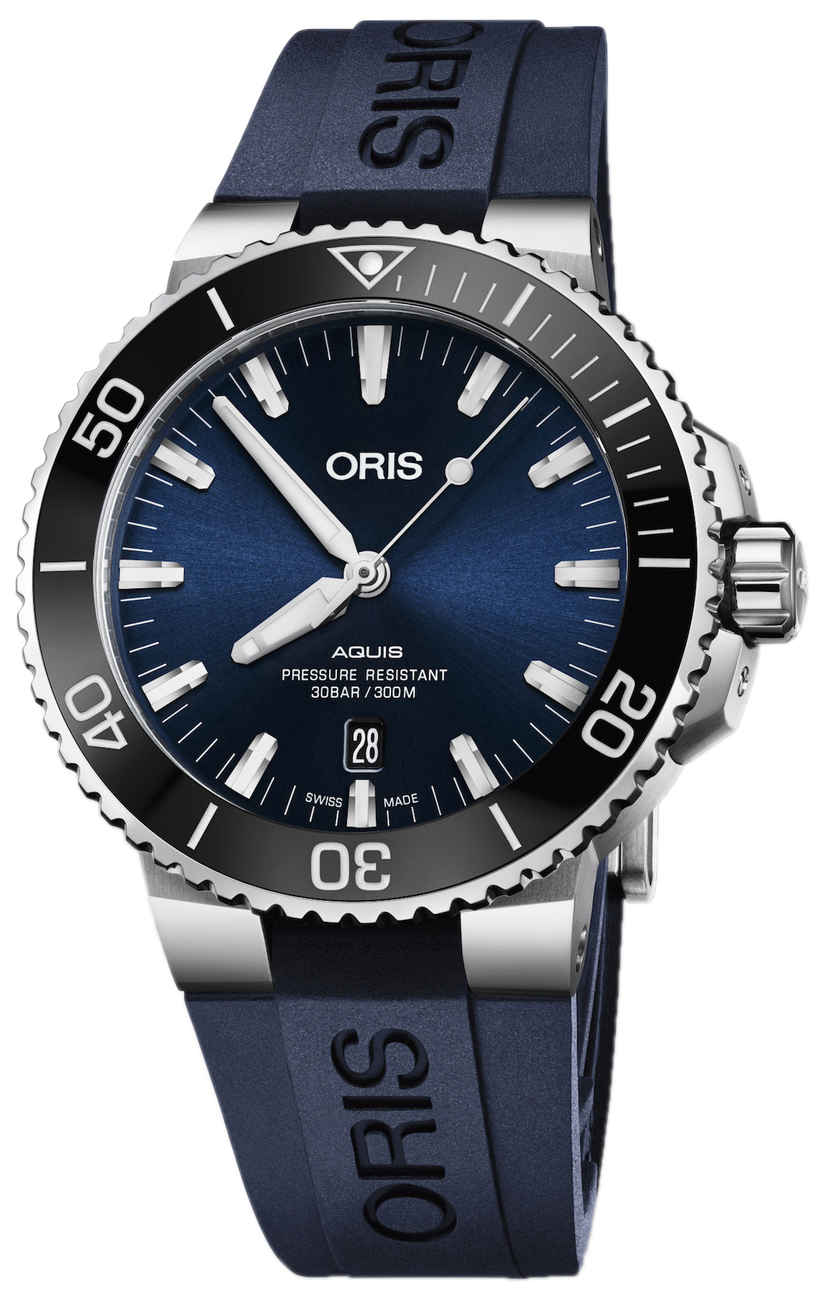 Oris Miesten kello 01 733 7730 4135-07 4 24 65EB Diving Sininen/Kumi