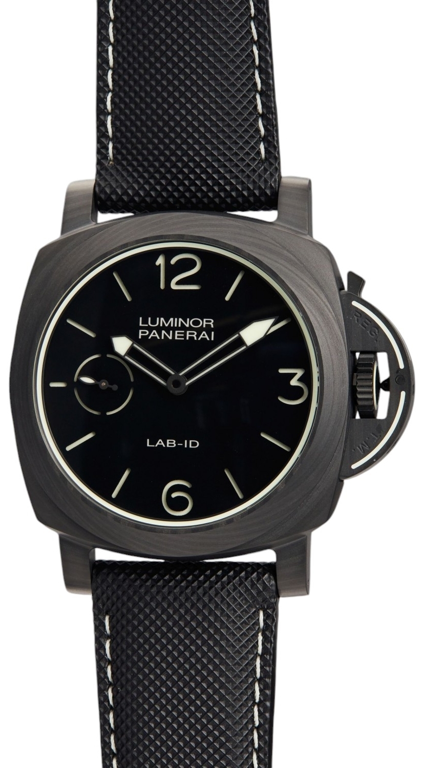 Panerai Miesten kello PAM01700 Luminor Musta/Tekstiili Ø49 mm