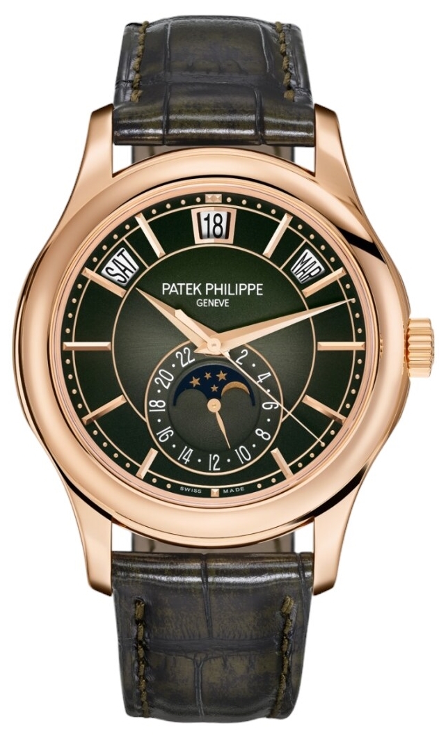 Patek Philippe Miesten kello 5205R-011 Complications Vihreä/Nahka