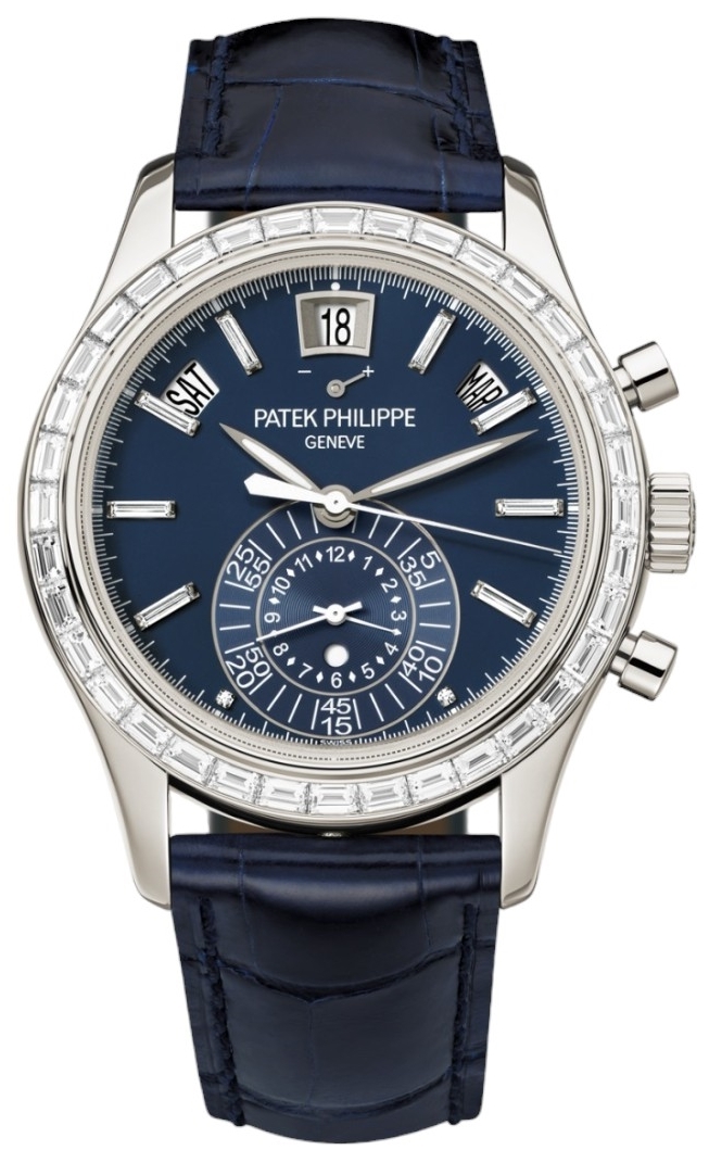 Patek Philippe Miesten kello 5961P-001 Complications Sininen/Nahka