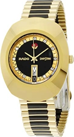 Rado Miesten kello R12413584 Diastar Original Musta/Keraaminen Ø35 mm