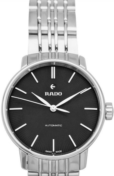 Rado Naisten kello R22862154 Coupole Musta/Teräs Ø32 mm