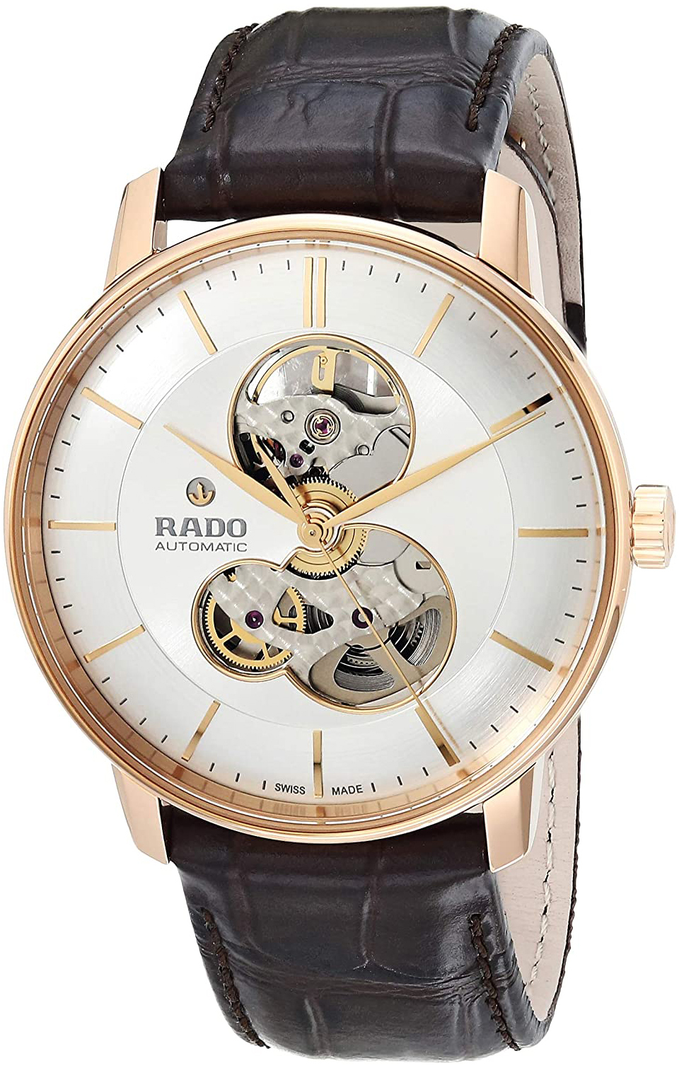 Rado Miesten kello R22895025 Coupole Hopea/Nahka Ø41 mm