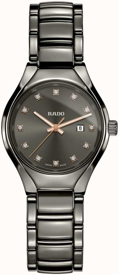 Rado Naisten kello R27060732 True Harmaa/Keraaminen Ø40 mm