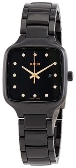 Rado Naisten kello R27080702 True Musta/Keraaminen