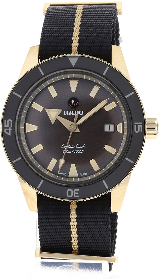 Rado Miesten kello R32504307 Captain Cook Ruskea/Nahka Ø42 mm