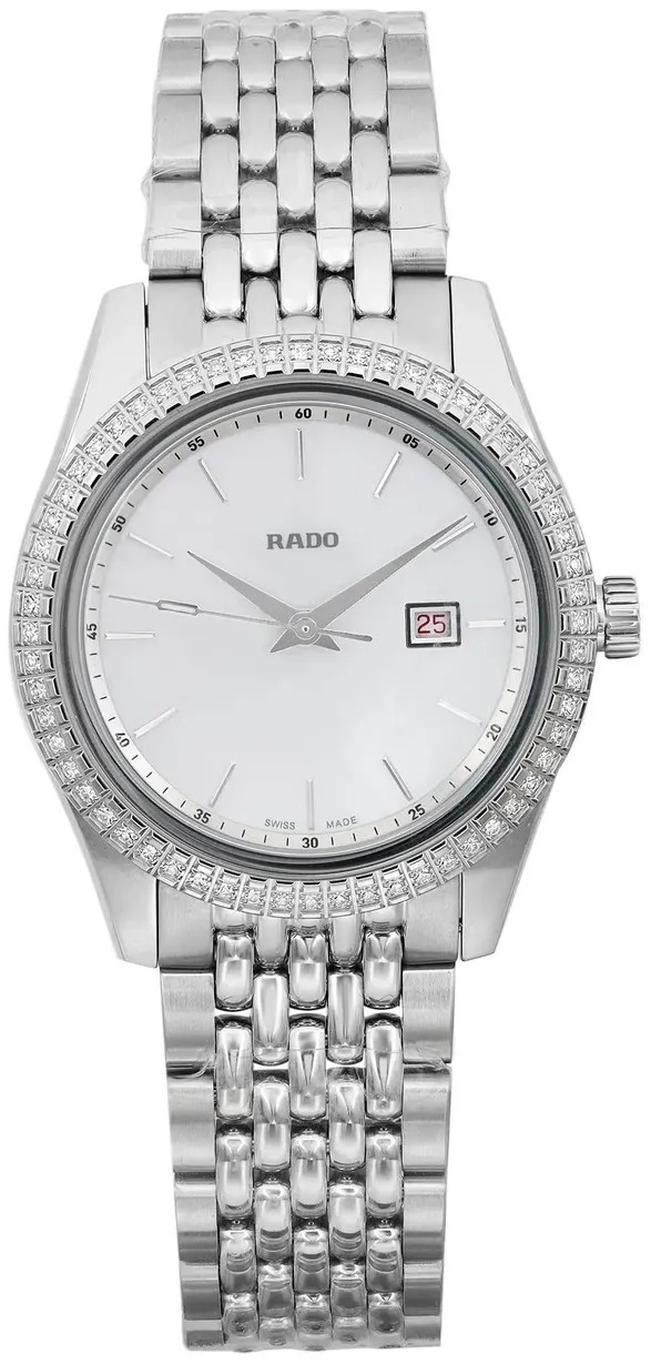 Rado Naisten kello R33099918 Hyperchrome Valkoinen/Teräs Ø35 mm