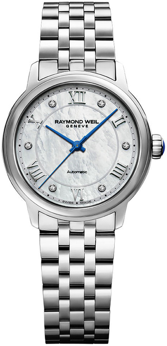 Raymond Weil Naisten kello 2131-ST-00966 Maestro Valkoinen/Teräs