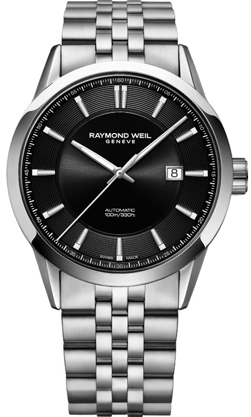 Raymond Weil Miesten kello 2731-ST-20001 Freelancer Musta/Teräs Ø42