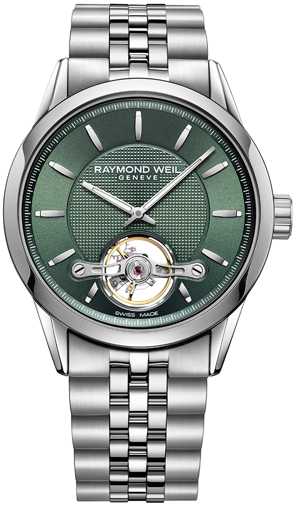 Raymond Weil Miesten kello 2780-ST-52001 Freelancer Vihreä/Teräs