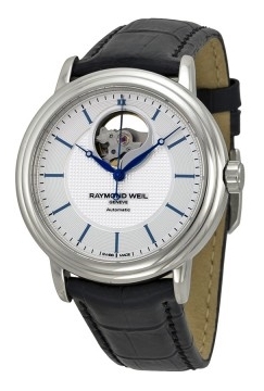 Raymond Weil Raymond Maestro Miesten kello 2827-STC-65001 Hopea/Nahka