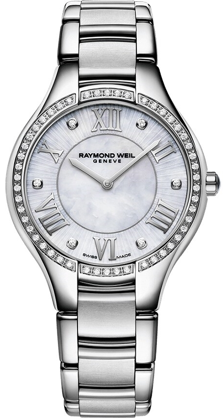 Raymond Weil Naisten kello 5132-S2S-00966 Noemia Valkoinen/Teräs