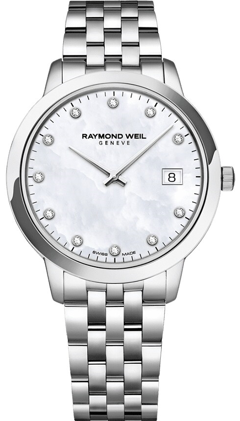 Raymond Weil Naisten kello 5385-ST-97081 Toccata Valkoinen/Teräs