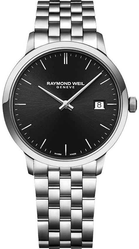 Raymond Weil Miesten kello 5485-ST-20001 Toccata Musta/Teräs Ø39 mm