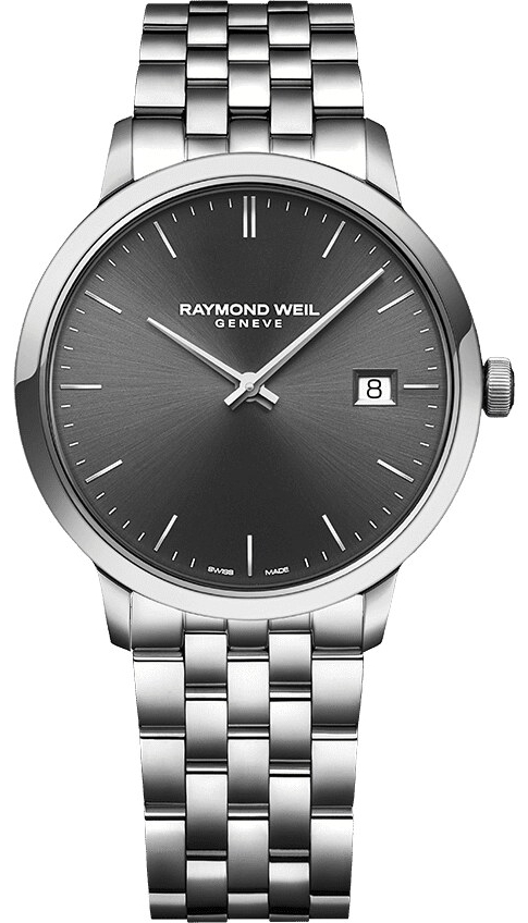 Raymond Weil Miesten kello 5485-ST-60001 Toccata Harmaa/Teräs Ø39 mm