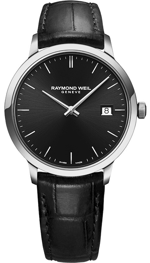 Raymond Weil Miesten kello 5485-STC-20001 Toccata Musta/Nahka Ø39 mm