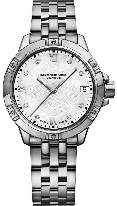 Raymond Weil Naisten kello 5960-ST-00995 Tango Valkoinen/Teräs Ø30