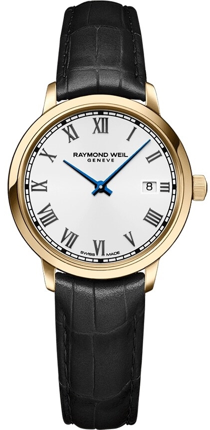 Raymond Weil Naisten kello 5985-PC-00359 Toccata Valkoinen/Nahka Ø29