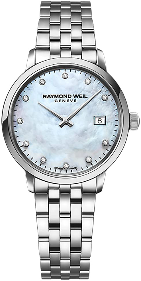 Raymond Weil Naisten kello 5985-ST-97081 Toccata Valkoinen/Teräs