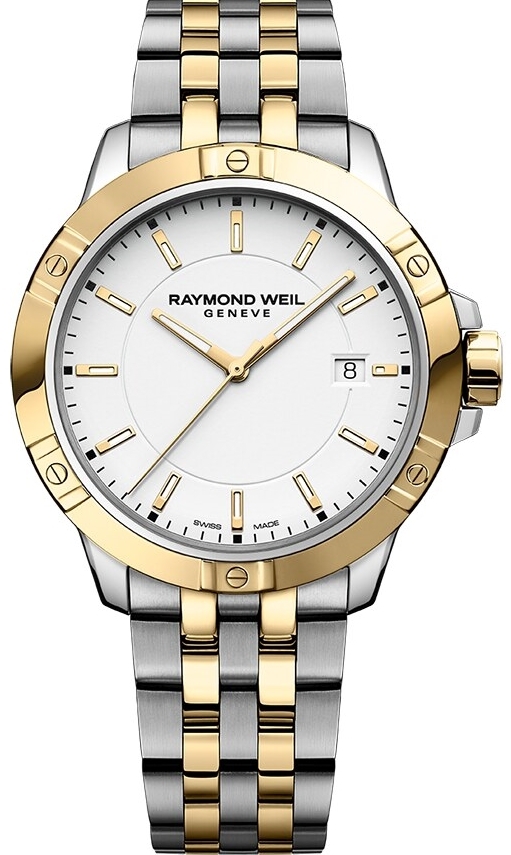 Raymond Weil Miesten kello 8160-STP-30041 Tango Valkoinen/Teräs Ø41