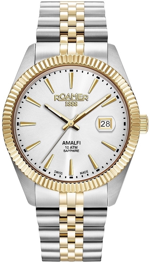 Roamer Monza Miesten kello 852833-47-11-20 Amalfi Gents Hopea/Teräs