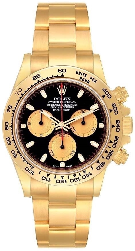 Rolex Miesten kello 116508-0009 Cosmograph Daytona Musta/18K