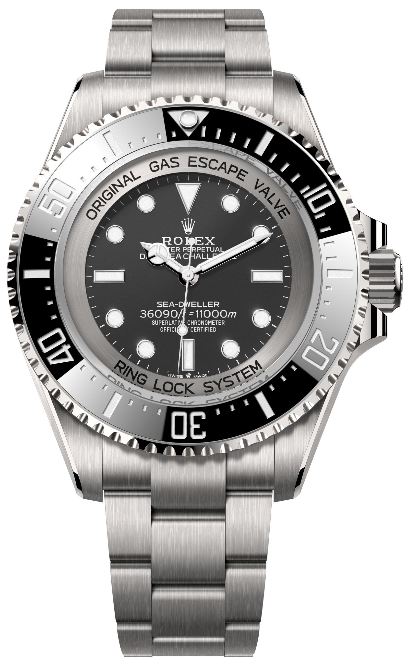 Rolex Miesten kello 126067-0001 Deep Sea Musta/Titaani Ø50 mm