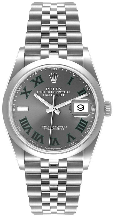 Rolex Miesten kello 126200-0017 Datejust 36 Harmaa/Teräs Ø36 mm