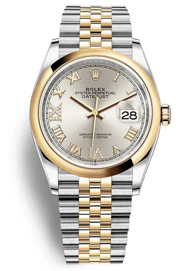 Rolex Miesten kello 126203-0031 Hopea/Teräs Ø36 mm