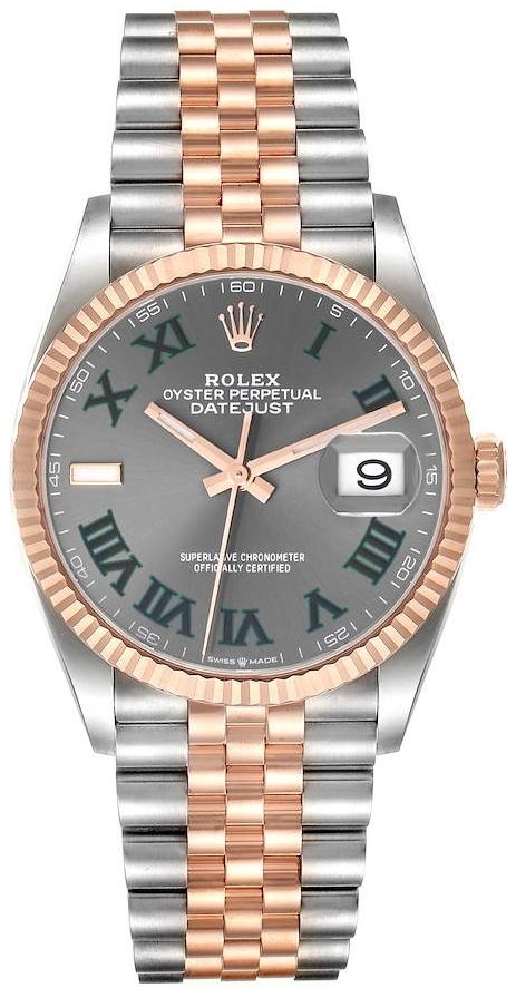 Rolex Miesten kello 126231-0029 Datejust 36 Harmaa/Teräs Ø36 mm