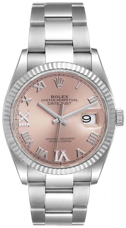 Rolex Miesten kello 126234-0032 Datejust 36 Pinkki/Teräs Ø36 mm