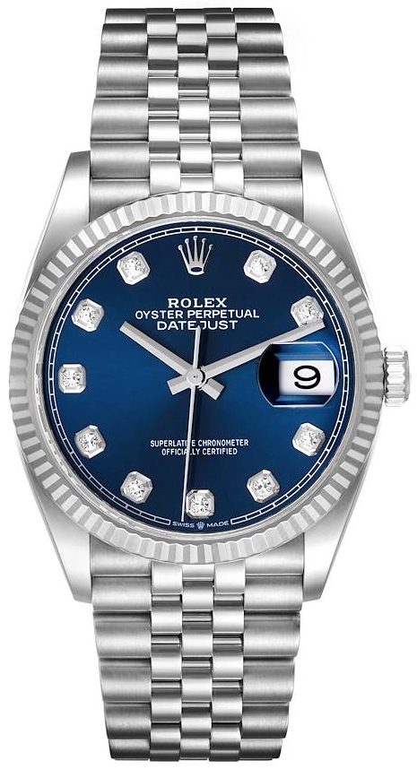 Rolex Naisten kello 126234-0037 Datejust 36 Sininen/Teräs Ø36 mm