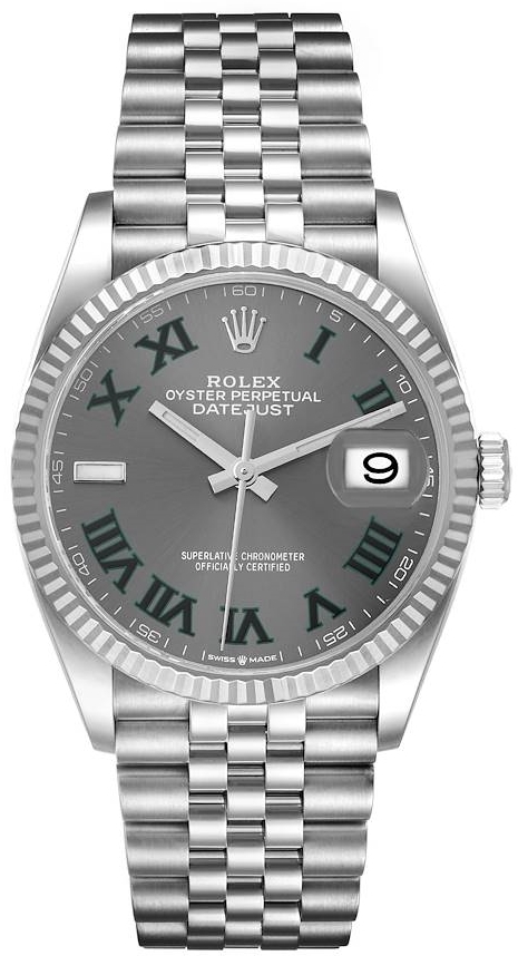 Rolex Miesten kello 126234-0045 Datejust 36 Harmaa/Teräs Ø36 mm