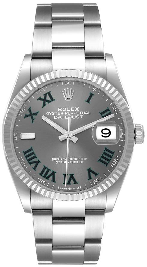 Rolex Miesten kello 126234-0046 Datejust 36 Harmaa/Teräs Ø36 mm