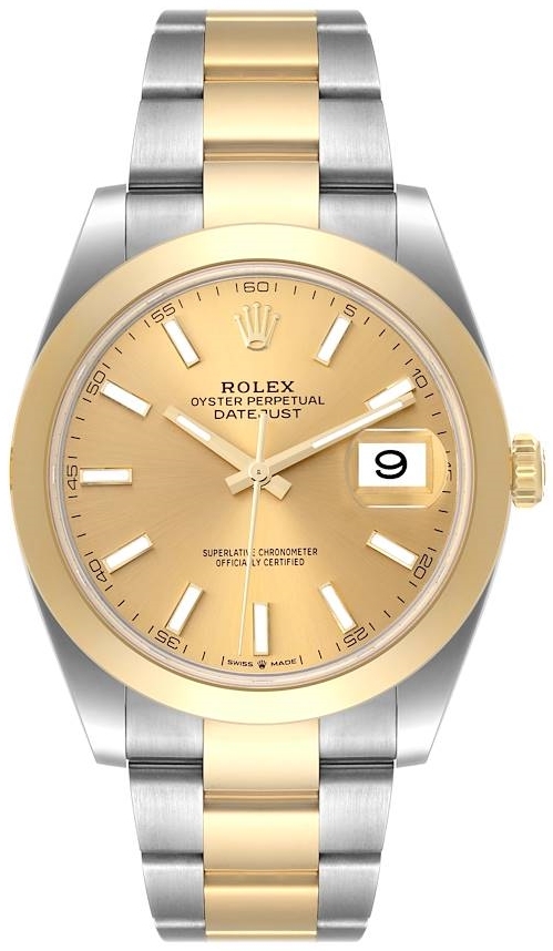 Rolex Miesten kello 126303-0009 Datejust 41 Kullattu/18K keltakultaa