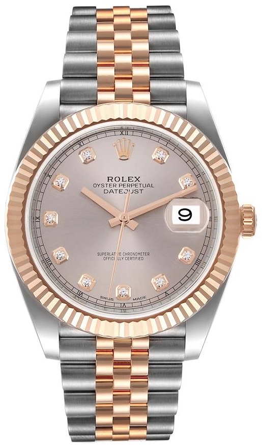 Rolex Miesten kello 126331-0008 Datejust 41 Punakultaa/18K punakultaa