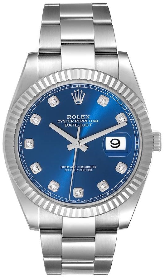 Rolex Miesten kello 126334-0015 Datejust 41 Sininen/Teräs Ø41 mm