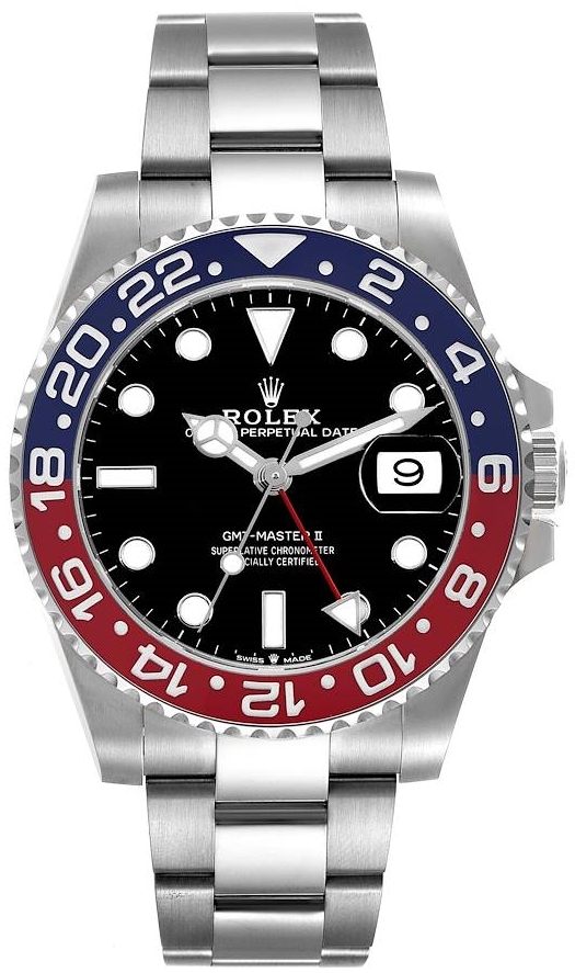 Rolex Miesten kello 126710BLRO-0002 GMT-Master II Musta/Teräs Ø40 mm