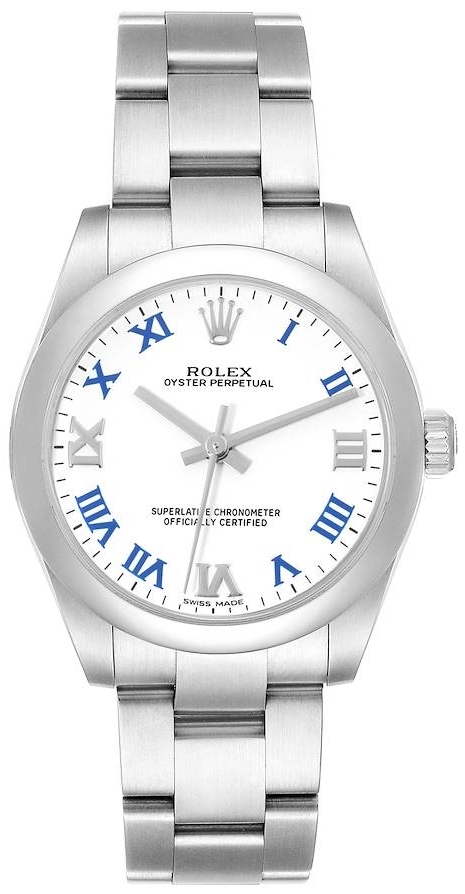 Rolex Naisten kello 177200-0016 Oyster Perpetual 31 Valkoinen/Teräs