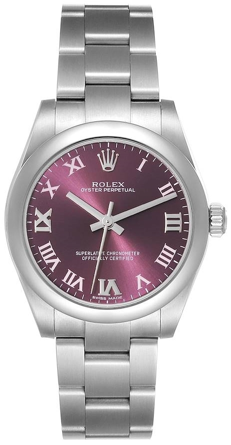 Rolex Naisten kello 177200-0017 Oyster Perpetual 31 Violetti/Teräs