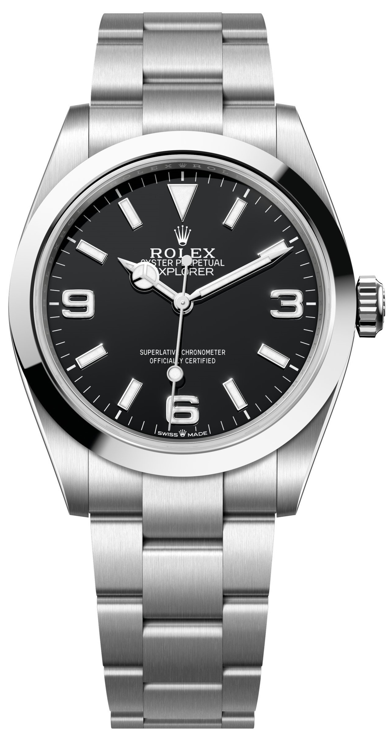 Rolex Miesten kello 224270-0001 Explorer Musta/Teräs Ø40 mm