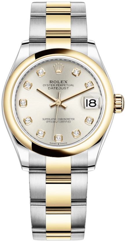 Rolex Naisten kello 278243-0019 Datejust 31 Hopea/18K keltakultaa