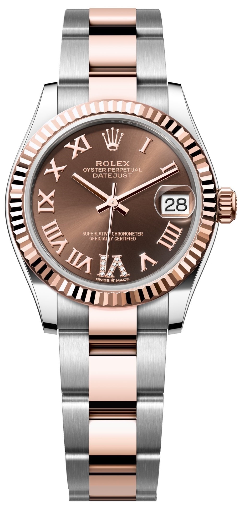 Rolex Naisten kello 278271-0003 Datejust 31 Ruskea/Teräs Ø31 mm