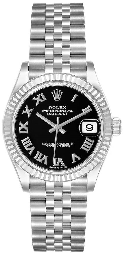 Rolex Naisten kello 278274-0002 Datejust 31 Musta/Teräs Ø31 mm