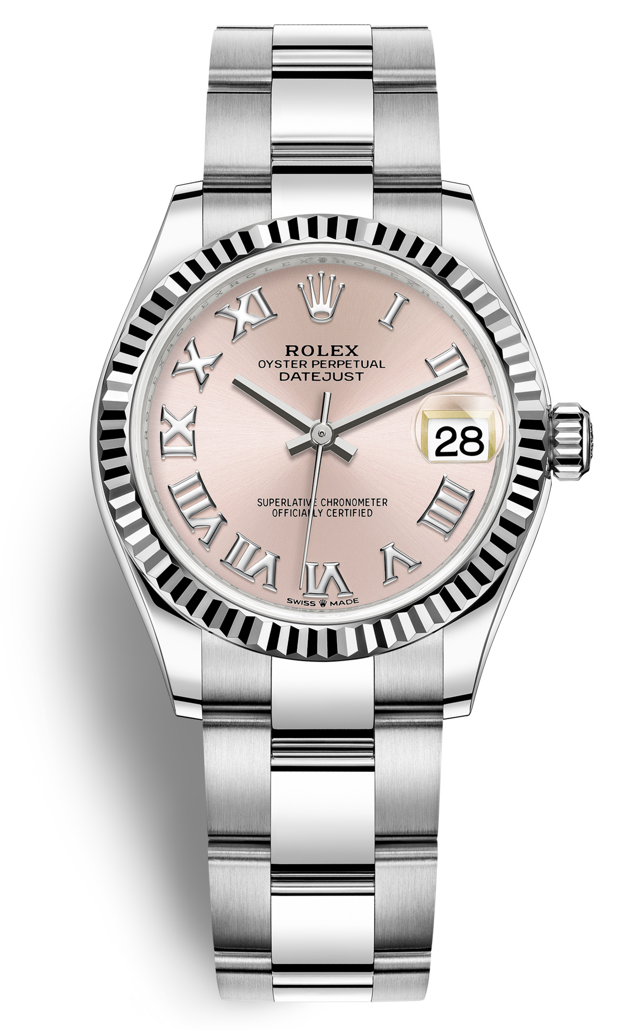 Rolex Naisten kello 278274-0019 Pinkki/Teräs Ø31 mm