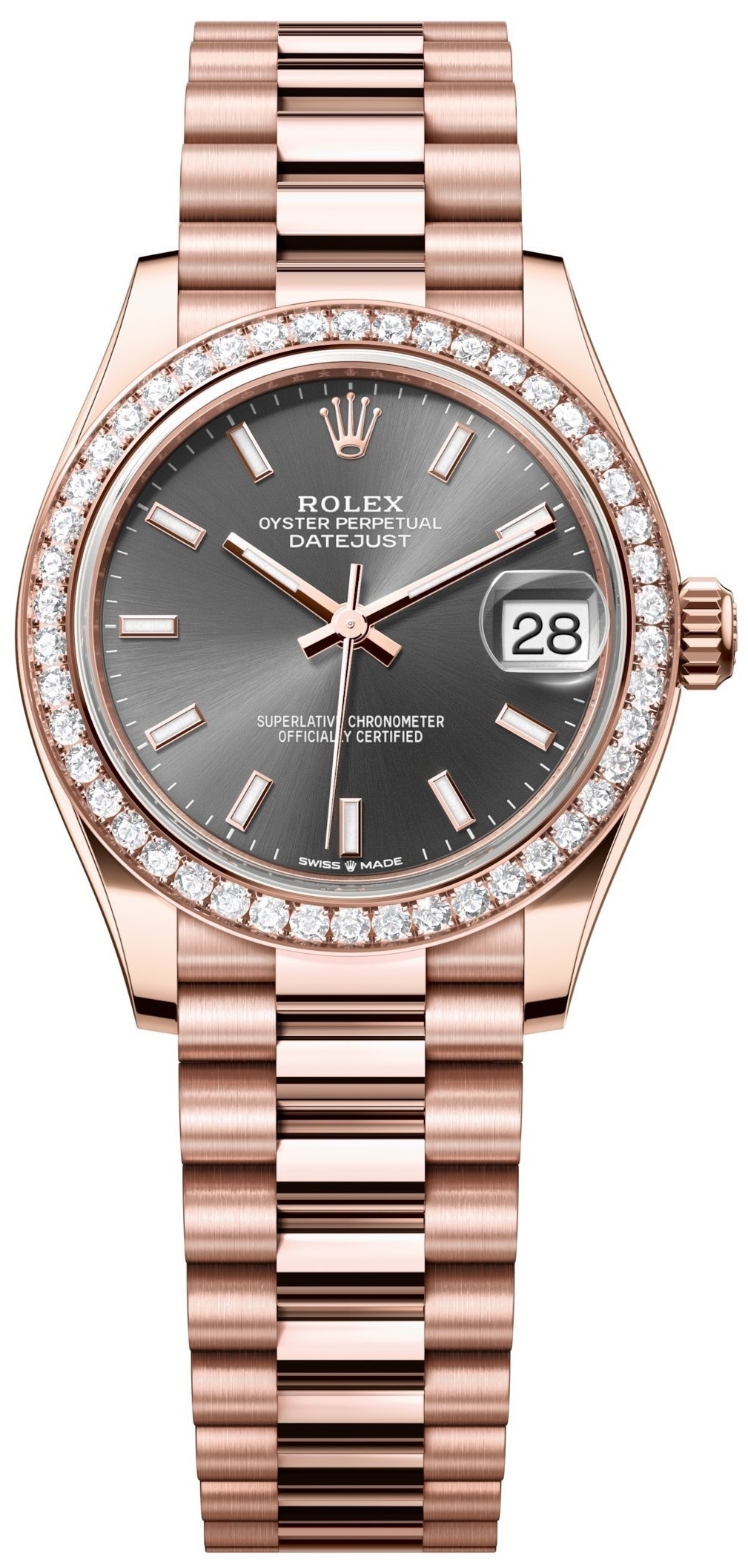 Rolex Naisten kello 278285RBR-0021 Datejust 31 Harmaa/18K punakultaa