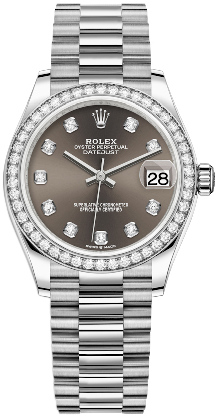 Rolex Naisten kello 278289RBR-0006 Datejust 31 Harmaa/18K valkokultaa